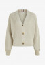 Tommy Hilfiger CROPPED Cardigan light sandalwood УКОРОЧЕННЫЙ кардиган светлое сандаловое дерево