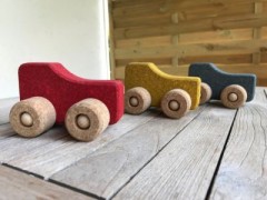 KORXX Spielzeugauto Kork Traktor Игрушечный трактор из пробки