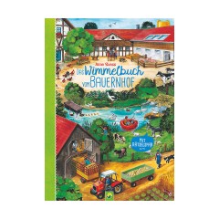 Schwager  Steinlein Verlag Das Wimmelbuch vom Bauernhof Книга поиска предметов с фермы
