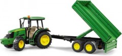 Bruder BRUDER 2108 John Deere 5115M mit Bordwandanhanger 1:16 BRUDER 2108 John Deere 5115M с прицепом 1:16