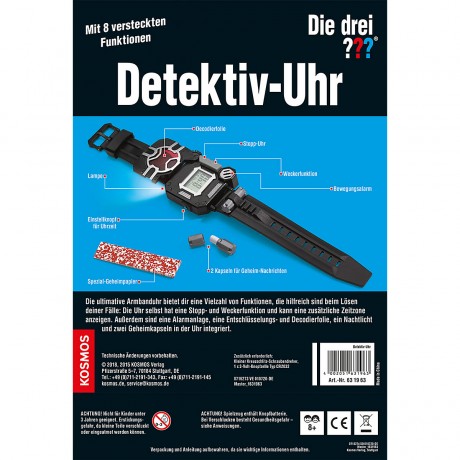 Kosmos Die drei ??? Detektiv-Uhr Три ??? детектив часы