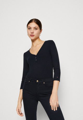 Tommy Hilfiger SLIM Long sleeved top desert sky SLIM Топ с длинными рукавами небо пустыни