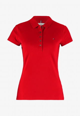 Tommy Hilfiger HERITAGE SHORT SLEEVE Polo shirt apple red HERITAGE SHORT SLEEVE Рубашка поло яблоко красное
