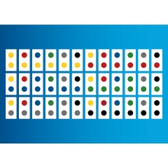 Hubelino Domino + Vier gewinnt 410054 Lernspiele Домино + Connect Four 410054 Развивающие игры