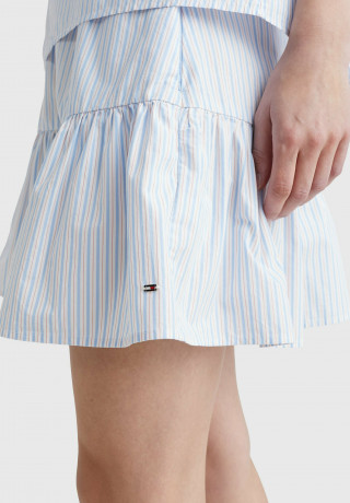 Tommy Hilfiger STRIPE TIERED MINI Mini skirt summer pop prep stp  vessel blue STRIPE TIERED MINI Мини-юбка летний поп prep stp судно синее