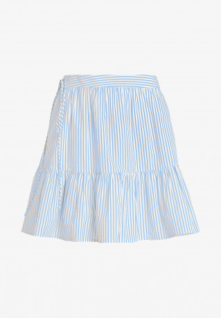 Tommy Hilfiger STRIPE TIERED MINI Mini skirt summer pop prep stp  vessel blue STRIPE TIERED MINI Мини-юбка летний поп prep stp судно синее