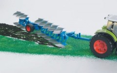 Bruder BRUDER 02250 Lemken Aufsattel-Drehpflug Плуг оборотный полунавесной BRUDER 02250 Lemken