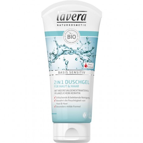 Lavera (Лавера)  Korperpflege 2 in 1 Duschgel Гель для душа, Flasche / 200 мл