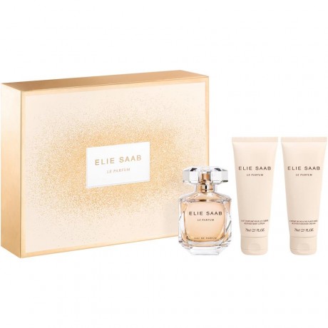 Elie Saab (Элли Сааб) Le Parfum Geschenkset Подарочный набор, Eau de Parfum Парфюмерная вода Spray Спрей 50 мл + Body Lotion Лосьон для тела 75 мл + Shower Gel Гель для душа 75 мл / 1 шт.