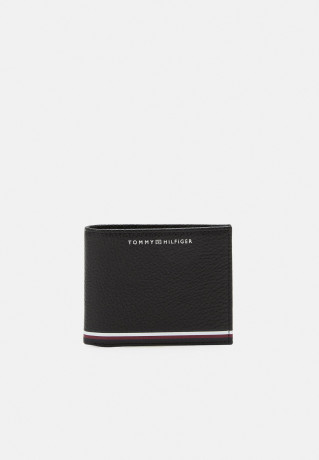 Tommy Hilfiger CENTRAL MINI WALLET UNISEX Wallet black ЦЕНТРАЛЬНЫЙ МИНИ-КОШЕЛЕК УНИСЕКС Бумажник черный