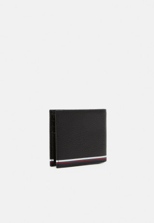 Tommy Hilfiger CENTRAL MINI WALLET UNISEX Wallet black ЦЕНТРАЛЬНЫЙ МИНИ-КОШЕЛЕК УНИСЕКС Бумажник черный