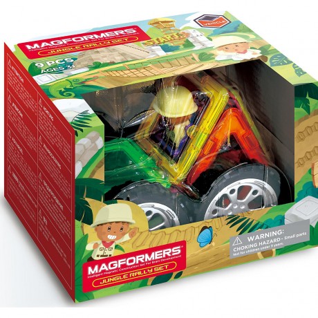MAGFORMERS Magformers Jungle Rally Set Раллийный набор Magformer&#39;s Jungle Rally Set