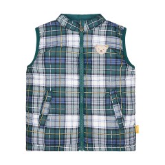 Steiff Wendeweste Jahr des Teddybaren wattiert mit Stehkragen Outdoorwesten Двусторонний жилет год плюшевого мишки