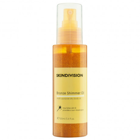 SkinDivision Bronze Shimmer Oil Бронзовое мерцающее масло