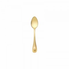 Rosenthal meets Versace Rosenthal Versace Medusa Besteck 14 gramm vergoldet - Feingold 999 Espresso-/Mokkaloffel 11,5 cm Столовые приборы Rosenthal Versace Medusa 14 грамм с позолотой - чистое золото 999 ложка для эспрессо/мокко 11,5 см