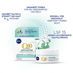 Nivea Q10 Power Anti-Falten + Porenverfeinerung Tagespflege Q10 Power Дневной уход против морщин + очищение пор