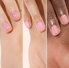 Manucurist Active Glow Cranberry + Blueberry, Набор 2 шт укрепляющий лак для ногтей с эффектом геля и натурального сияния, клюквенно-красный и холодный розово-лиловый, укрепление ногтей, 2 х 15 мл