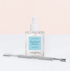 Manucurist Cuticle Remover &amp; Pusher Duo, Cредство для удаления кутикулы, Франция, размягчает и удаляет кутикулу, аккуратный маникюр и уход за ногтями, 15 мл + пушер