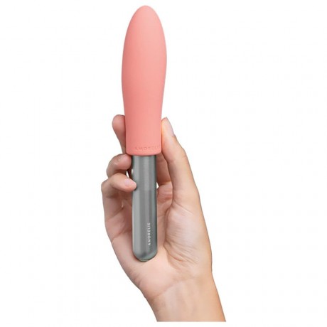 Amorelie Bang – Aluminium-Vibrator Silver Bang Алюминиевый вибратор