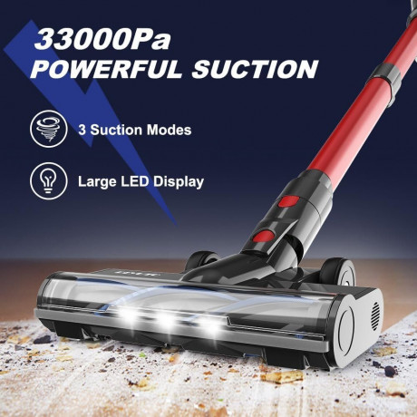 DIYUTO DIYUTO Akku-Hand-und Stielstaubsauger Ideal fur Hartboden, Teppiche, Tierhaare, beutellos, 2600mAh Akku abnehmbar wiederaufladbar leicht Idealer Haushaltshelfer Беспроводной ручной пылесос DIYUTO, идеально подходит для твердых полов, ковров, шерст