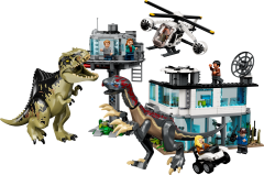 Lego Giganotosaurus &amp; Therizinosaurus Angriff Атака гиганотозавра и теризинозавра