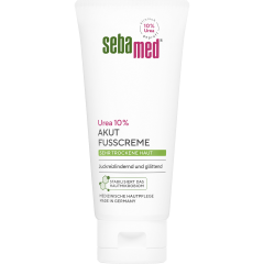 SEBAMED Akut Fusscreme Urea 10%, 100 ml, Себамед Крем для ног с мочевиной 10%, интенсивное увлажнение, 100 мл