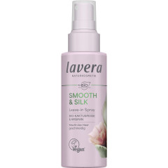 LAVERA Leave In Spray Smooth &amp; Silk, 100 ml, Лавера Несмываемый спрей для волос Гладкость и Шелк, био-аргановое масло, 100 мл