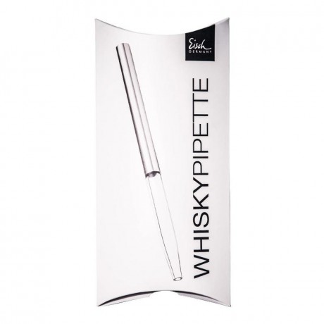 Eisch Eisch Gentleman Whisky Pipette Platin - im Geschenkkarton 16,5 cm Пипетка для виски Eisch Gentleman платиновая - в подарочной упаковке 16,5 см