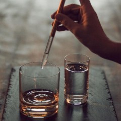 Eisch Eisch Gentleman Whisky Pipette Platin - im Geschenkkarton 16,5 cm Пипетка для виски Eisch Gentleman платиновая - в подарочной упаковке 16,5 см