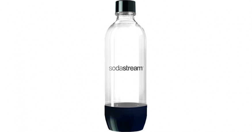 SodaStream SodaStream PET-Flasche 1 Liter, Trinkflasche transparent/schwarz  transparent/schwarz SodaStream ПЭТ-бутылка 1 литр, бутылка для питья прозрачная/черная