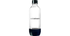 SodaStream SodaStream PET-Flasche 1 Liter, Trinkflasche transparent/schwarz transparent/schwarz SodaStream ПЭТ-бутылка 1 литр, бутылка для питья прозрачная/черная