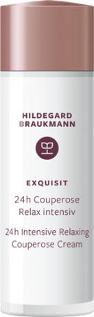 Hildegard Braukmann EXQUISIT 24h Couperose Relax intensiv, 50 ml, Hildegard Braukmann крем-уход для лица 24 часа для кожи, склонной к куперозу, для женщин, 50 мл