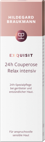 Hildegard Braukmann EXQUISIT 24h Couperose Relax intensiv, 50 ml, Hildegard Braukmann крем-уход для лица 24 часа для кожи, склонной к куперозу, для женщин, 50 мл
