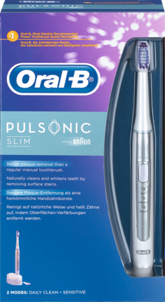Oral-B Электрическая зубная щетка Pulsonic Slim с подставкой, 1 шт