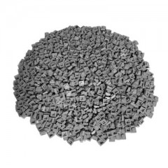 LEGO LEGO Platte 1x1 Hellgrau - Light Bluish Grey 3024 - 250x Тарелка LEGO 1x1 светло-серый — светло-голубовато-серый 3024 — 250x