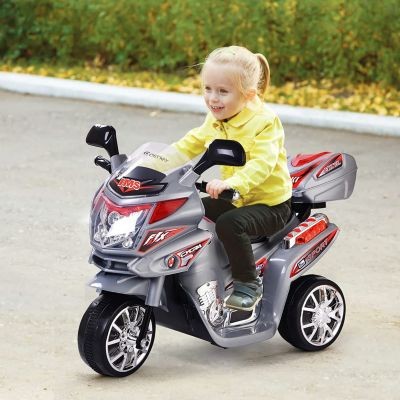 COSTWAY Kindermotorrad mit 3 PP Radern  bunten Scheinwerfern Детский мотоцикл с 3 полипропиленовыми колесами и яркими фарами.