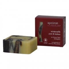 Apeiron Winterseife Zimt &amp; Kakao  Зимнее мыло корица и какао