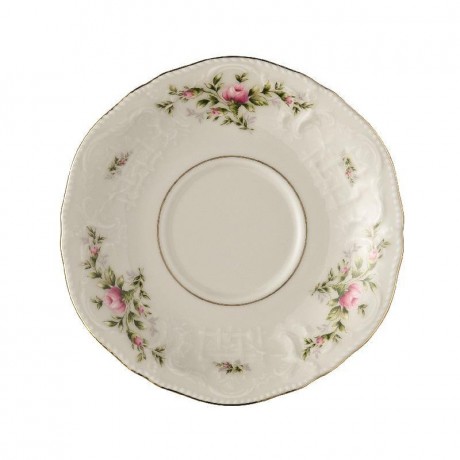 Rosenthal Rosenthal Sanssouci Elfenbein Moosrose neu Suppen Untertasse 17,5 cm Rosenthal Sanssouci Ivory Moosrose новое блюдо для супа 17,5 см