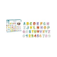 Janod Buchstaben und Zahlen fur die Badewanne Буквы и цифры для ванны