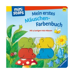Ravensburger ministeps: Mein erstes Mauschen-Farbenbuch ministeps: Моя первая книжка-раскраска для мыши