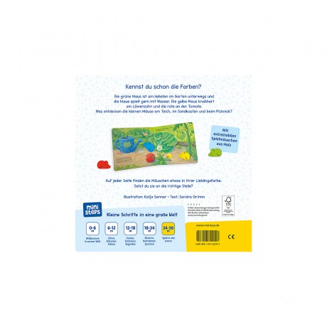 Ravensburger ministeps: Mein erstes Mauschen-Farbenbuch ministeps: Моя первая книжка-раскраска для мыши