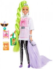 Mattel Barbie Extra Puppe mit grunem Haar Кукла Барби Экстра с зелеными волосами