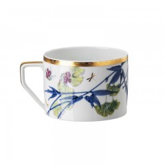 Rosenthal Rosenthal Heritage Turandot white Teeobertasse 0,23 L mit Untertasse 15,5 cm  2-tlg. Чашка для белого чая Rosenthal Heritage Turandot 0,23 л с блюдцем 15,5 см 2 шт.