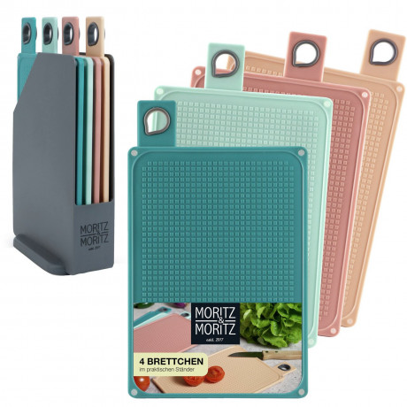 Moritz & Moritz Moritz & Moritz Schneidebrett bunt 4-tlg. multicolour Разделочная доска Moritz & Moritz разноцветная, 4 предмета.
