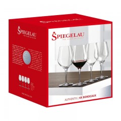 Spiegelau Spiegelau Authentis Bordeaux / Rotwein-Magnum Glas 650 ml Set 4-tlg. Spiegelau Authentis Бокалы для бордо / красного вина 650 мл, набор из 4 предметов.