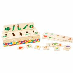 Small Foot Raupe Nimmersatt Bildersortierbox Коробка для сортировки картинок «Очень голодная гусеница»