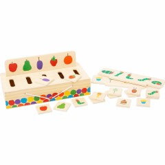 Small Foot Raupe Nimmersatt Bildersortierbox Коробка для сортировки картинок «Очень голодная гусеница»