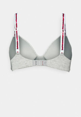 Tommy Hilfiger TRIANGLE BRA T-shirt bra mid grey heather БЮСТГАЛЬТЕР TRIANGLE BRA Бюстгальтер-майка средний серый вереск