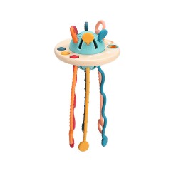 Vicabo Sensorik Spielzeug Baby Sensorisches Montessori Spielzeug Silikon Fidget Pop Silikon-UFO Lernspiele fur Kinder Сенсорные игрушки Детские сенсорные игрушки Монтессори Силиконовые игрушки Fidget Pop Силиконовые НЛО Развивающие игры для детей