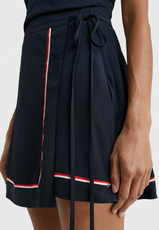 Tommy Hilfiger SIGNATURE TAPE  A-line skirt desert sky SIGNATURE TAPE Юбка А-силуэта небо пустыни